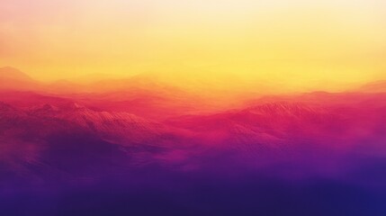 Fototapeta premium Vibrant Sunset Hues Over Majestic Mountain Ranges