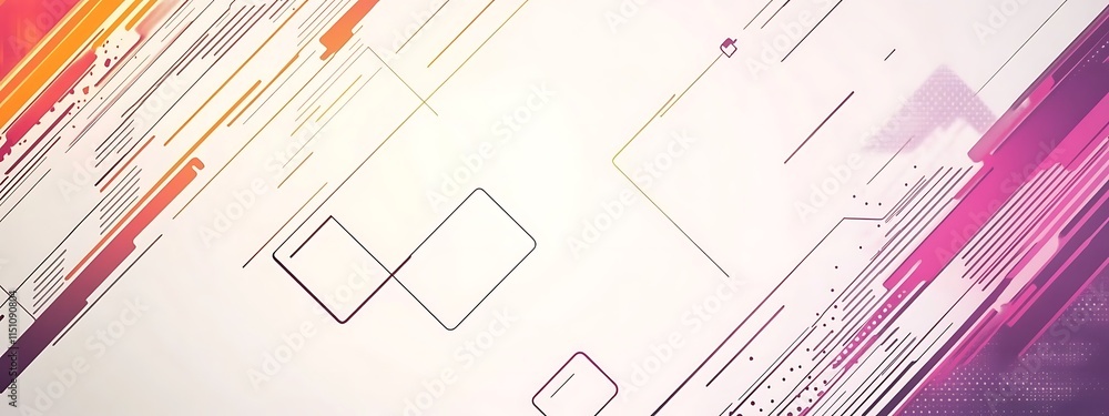 Poster abstract geometric background with lines.