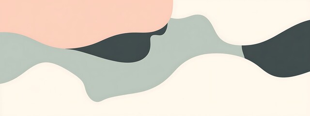 Abstract wavy shapes. (1)