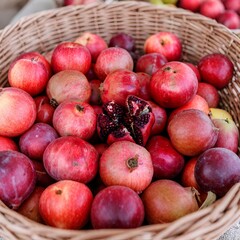 apples in a basket