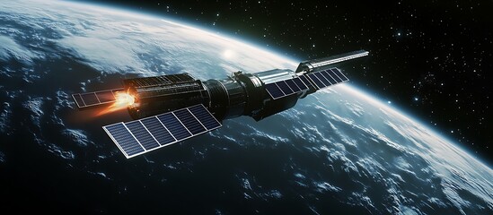 satellite in space