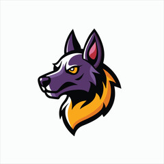 dog face logo
