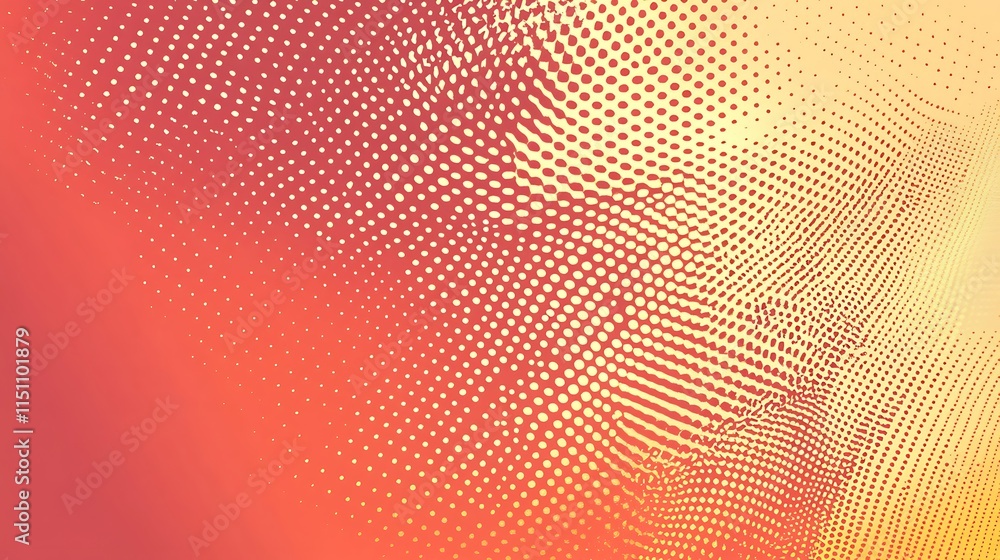 Poster abstract gradient dotted background.