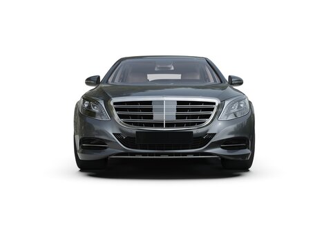 3d render: Car White Blank Template, 3d White Car Icon