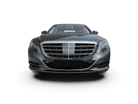 3d render: Car White Blank Template, 3d White Car Icon
