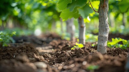 Windbreak Installation: Planting trees as windbreaks along fields helps protect crops from harsh winds, reduces soil erosion, and promotes healthier, more productive soils.
