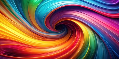 Obraz premium Vibrant and dynamic modern abstract background with swirling colors and shapes, modern, abstract, background, vibrant, dynamic
