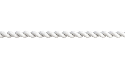 Straight rope isolated on transparent background, png