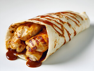 "Tasty and Healthy Tortilla Wraps – Chicken, Cheese, and Fresh Salad for a Perfect Meal"

