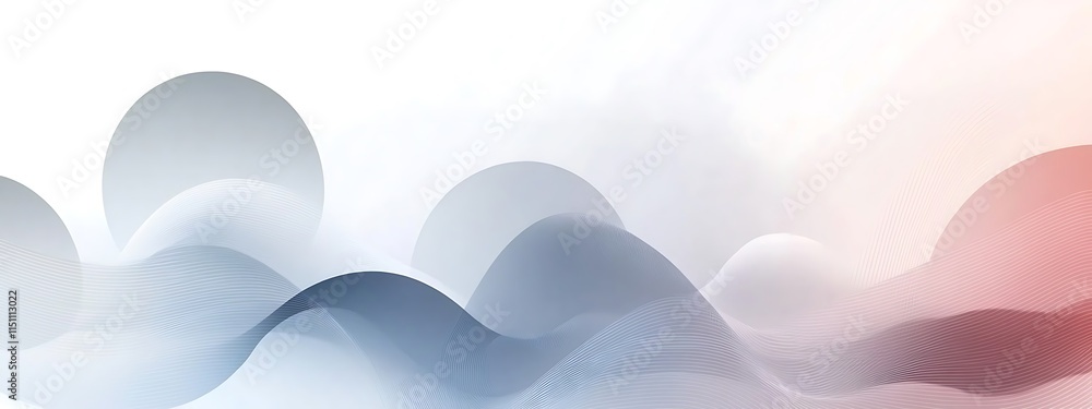 Aufkleber abstract smooth colorful wave background.