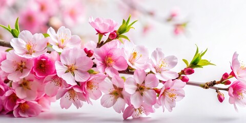 Fototapeta premium Spring Sakura Bouquet - Isolated Floral Image