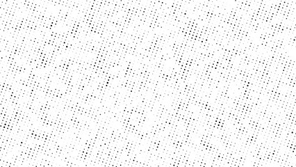 Black dots grid isolated on a tranpsarent background, horizontal composition. Transparent elements for graphic design.