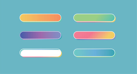 Obraz premium パステルカラーバナー