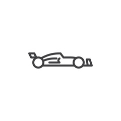 Obraz premium Formula One Car line icon