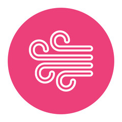 Wind icon vector image. Can be used for Natural Resources.