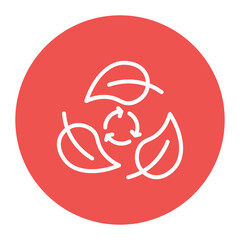 Sustainable icon vector image. Can be used for Upcycling.