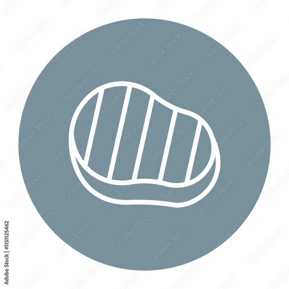 Poster filet mignon icon vector image. can be used for butcher.
