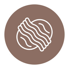 Ground Beef icon vector image. Can be used for Butcher.