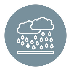 Monsoon Season icon vector image. Can be used for Monsoon.