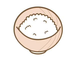 和食　美味しい白米