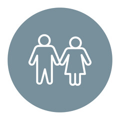 Family Tradition icon vector image. Can be used for Grandparents.