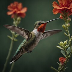 Fototapeta premium How long can a hummingbird live?
