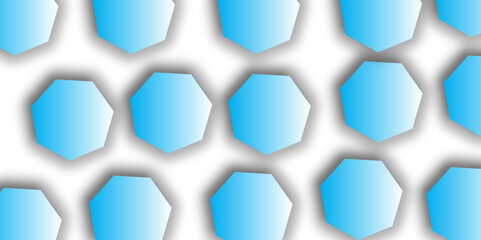 Retro geometric hexagon seamless pattern. Seamless pattern with hexagons. 3d Hexagonal structure futuristic white background and Embossed Hexagon.