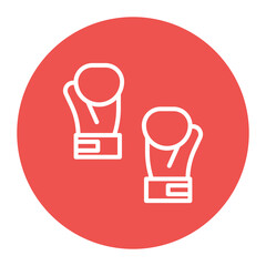Boxing Gloves icon vector image. Can be used for Boxing.