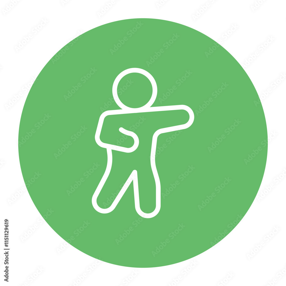 Poster cross icon vector image. can be used for boxing.