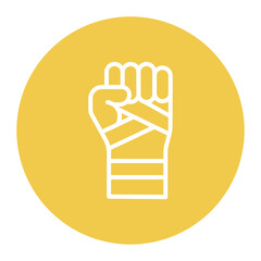 Obraz premium Hand Wraps icon vector image. Can be used for Boxing.
