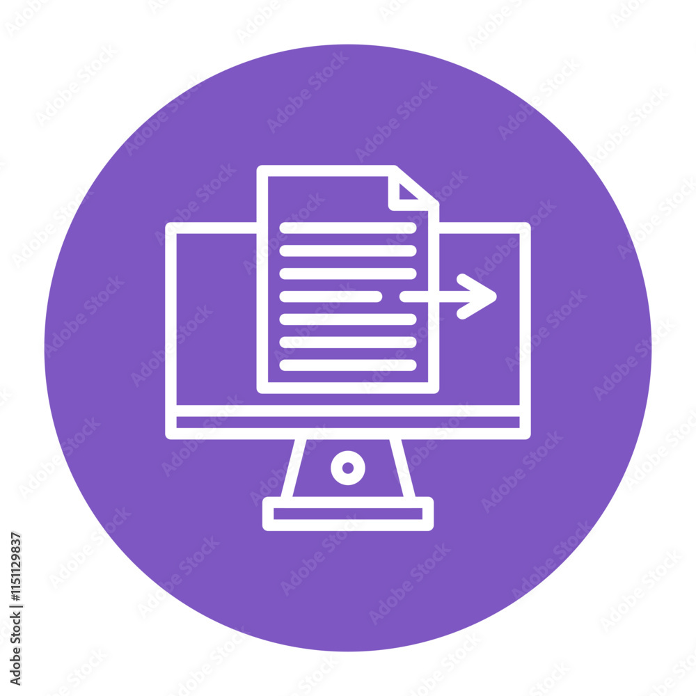 Poster data compression icon vector image. can be used for data storage.