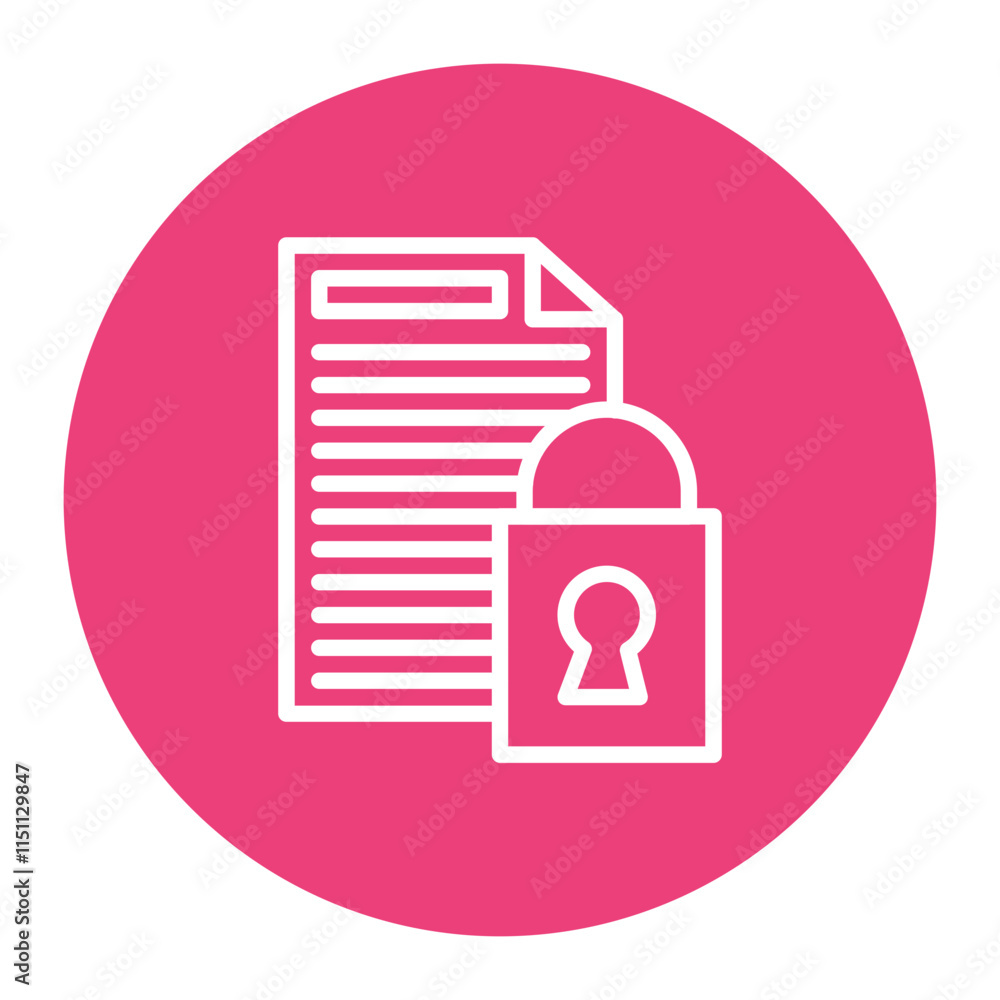 Poster data encryption icon vector image. can be used for data storage.