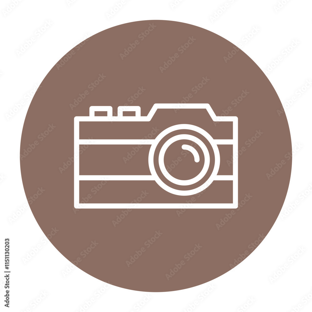 Poster camera icon vector image. can be used for private detective.