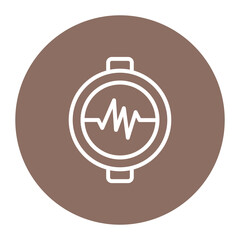 Diabetic Bracelet icon vector image. Can be used for World Diabetes Day.