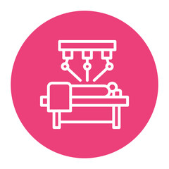 Robotic Surgery icon vector image. Can be used for Surgeries.