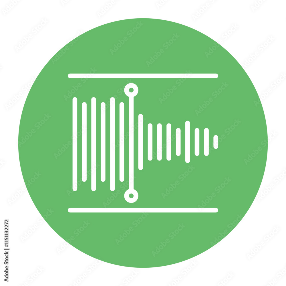 Aufkleber voice memo icon vector image. can be used for voice recognition.