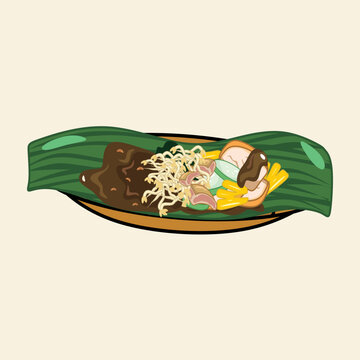 Rujak Cingur Indonesian  Tradditional Culinary