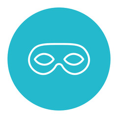 Eye Mask icon vector image. Can be used for Travel Packaging.