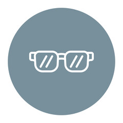 Sunglasses icon vector image. Can be used for Travel Packaging.