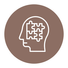 Autism Spectrum Disorder icon vector image. Can be used for Psychiatry.