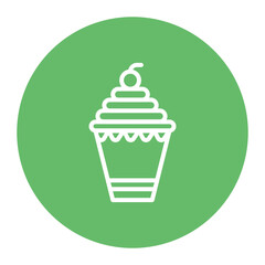 Cone Holder icon vector image. Can be used for Icecream Shop.