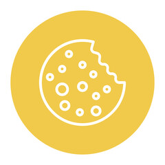 Cookie Dough icon vector image. Can be used for Icecream Shop.