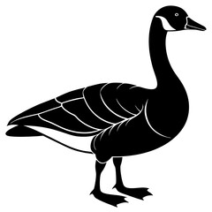 Canada Goose Silhouette vector illustration