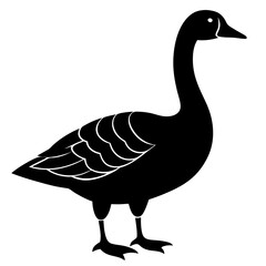 Canada Goose Silhouette vector illustration