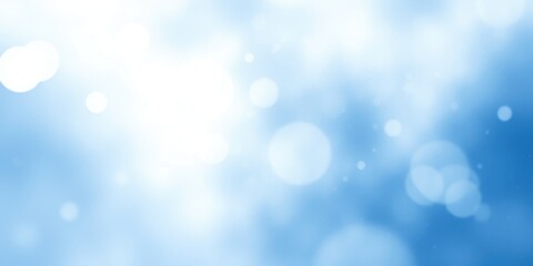 Fototapeta premium This winter backdrop features a soft blue hue with gentle bokeh effects, creating a calming and serene atmosphere ideal for seasonal themes and creative projects