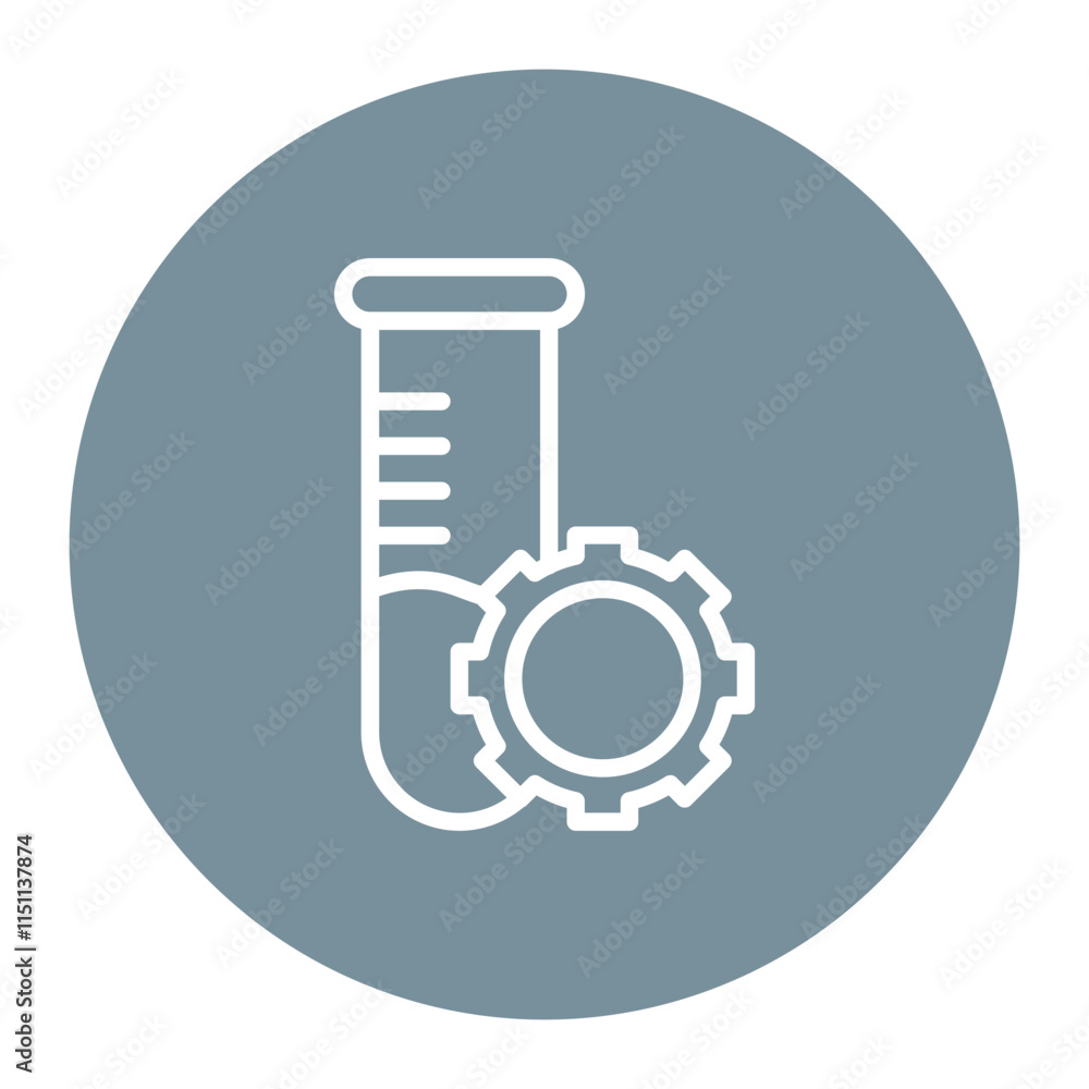 Poster bioengineering icon vector image. can be used for biotechnology .