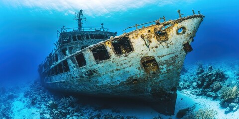 Exploring underwater shipwrecks  Adventure and explor