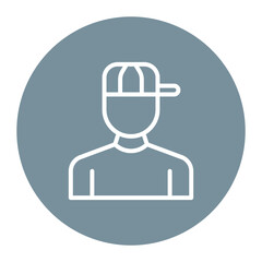 Brother icon vector image. Can be used for Family.