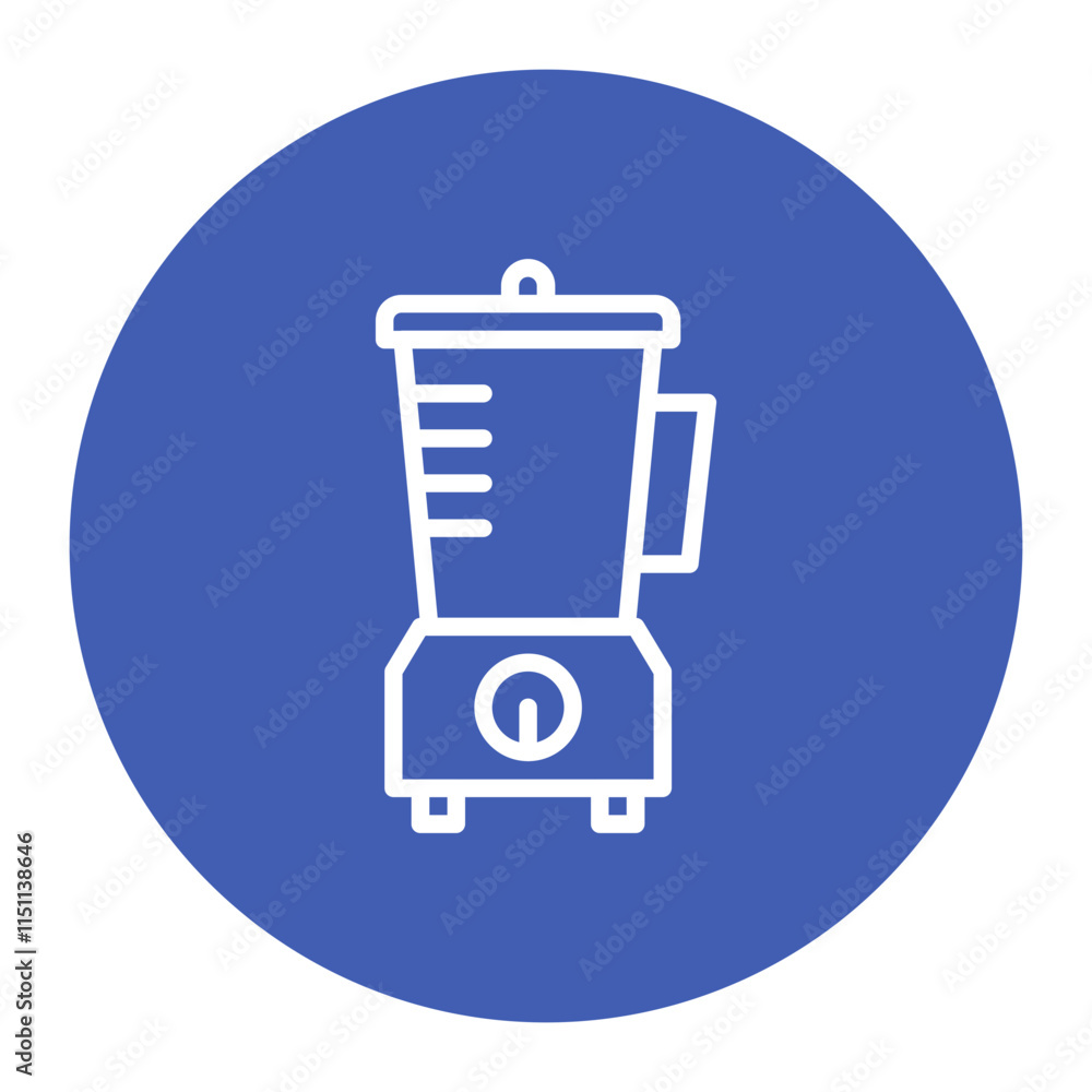 Poster blender icon vector image. can be used for food processing.