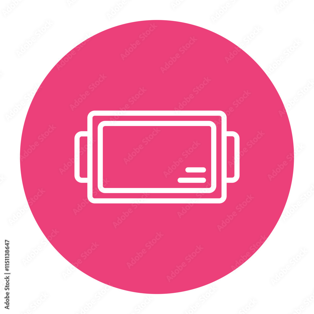 Poster baking sheet icon vector image. can be used for food processing.